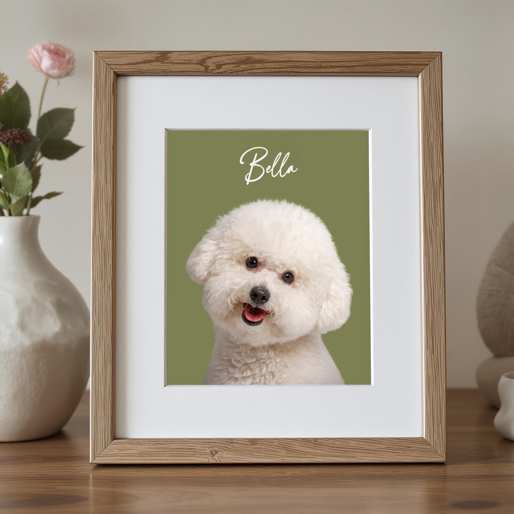Custom Photorealistic Pet Portrait from Photo, Personalized Dog & Cat Digital Art, Pet Memorial Illustration Gift
